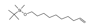 tert-butyl(dec-9-en-1-yloxy)dimethylsilane Structure