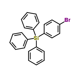 4-Bromotetraphenylsilane structure
