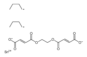 2,2-dibutyl-1,3,8,11-tetraoxa-2-stannacyclopentadeca-5,13-diene-4,7,12,15-tetrone结构式