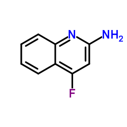 2-Quinolinamine,4-fluoro-(9CI) Structure