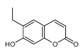 6-ethyl-7-hydroxychromen-2-one结构式