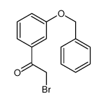 2-bromo-1-(3-phenylmethoxyphenyl)ethanone Structure