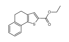 4,5-DIHYDRO-2-(ETHOXYCARBONYL)NAPTHO(1,2-B)THIOPENE Structure