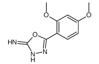 5-(2,4-dimethoxyphenyl)-1,3,4-oxadiazol-2-amine结构式