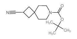 2-氰基-7-氮杂螺[3.5]壬烷-7-羧酸叔丁酯结构式