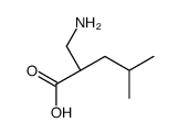 (S)-2-(AMINOMETHYL)-4-METHYLPENTANOIC ACID structure