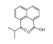 8-isobutyryl-[1]naphthoic acid Structure