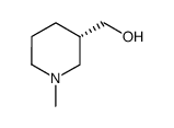 3-Piperidinemethanol,1-methyl-,(3S)-(9CI) Structure