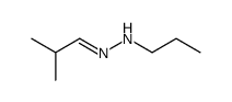 2-Methylpropanal propyl hydrazone Structure