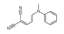 2-[3-(N-methylanilino)prop-2-enylidene]propanedinitrile Structure