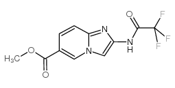 METHYL 2-(2,2,2-TRIFLUORO-ACETYLAMINO)-IMIDAZO[1,2-A]PYRIDINE-6-CARBOXYLATE Structure