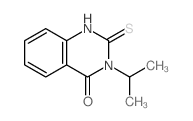 3-propan-2-yl-2-sulfanylidene-1H-quinazolin-4-one结构式