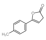 2(3H)-Furanone,5-(4-methylphenyl)-结构式