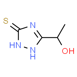 3H-1,2,4-Triazole-3-thione, 1,2-dihydro-5-(1-hydroxyethyl)- (9CI) structure