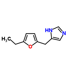 1H-Imidazole,4-[(5-ethyl-2-furanyl)methyl]- (9CI) Structure