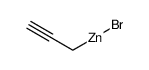 2-Propynylzinc bromide结构式