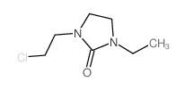 2-Imidazolidinone,1-(2-chloroethyl)-3-ethyl-结构式
