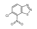 6-chloro-7-nitro-1,2,3-benzothiadiazole Structure