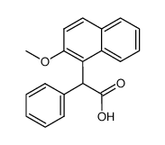 2'-Methoxy-1'-naphthyl-phenylessigsaeure Structure