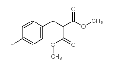 dimethyl 2-[(4-fluorophenyl)methyl]propanedioate Structure