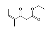 ethyl 4-methyl-3-oxohex-4-enoate Structure