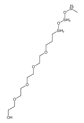 2-[2-[2-[2-(3-methylsilyloxysilyloxysilylpropoxy)ethoxy]ethoxy]ethoxy]ethanol Structure