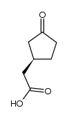 3-(hydroxycarbonylmethyl)cyclopentan-1-one Structure