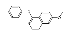6-methoxy-1-phenoxy-isoquinoline Structure