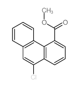 4-Phenanthrenecarboxylicacid, 10-chloro-, methyl ester结构式