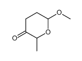 6-methoxy-2-methyloxan-3-one结构式