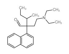 1-Naphthaleneacetaldehyde,a-[2-(diethylamino)ethyl]-a-(1-methylpropyl)- Structure