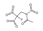 N-(2-Fluor-2,2-dinitroethyl)-N-nitroacetamid结构式