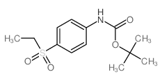 Carbanilic acid, p-(ethylsulfonyl)-,tert-butyl ester (8CI) picture