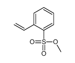 methyl 2-ethenylbenzenesulfonate Structure