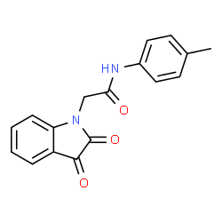 2-(2,3-Dioxo-2,3-dihydro-1H-indol-1-yl)-N-(4-methylphenyl)acetamide Structure