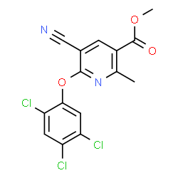 Methyl 5-cyano-2-methyl-6-(2,4,5-trichlorophenoxy)nicotinate picture