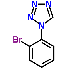 1H-TETRAZOLE, 1-(2-BROMOPHENYL)- Structure