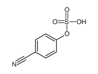 (4-cyanophenyl) hydrogen sulfate Structure