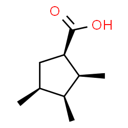 Cyclopentanecarboxylic acid, 2,3,4-trimethyl-, (1R,2S,3S,4S)-rel- (9CI)结构式