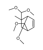 5-(dimethoxymethyl)-7,7-dimethoxy-5-methylbicyclo[2.2.1]hept-2-ene Structure