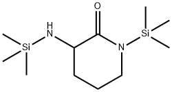 1-(Trimethylsilyl)-3-[(trimethylsilyl)amino]-2-piperidone结构式