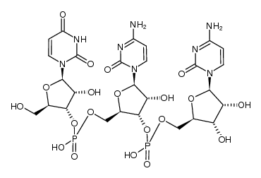 cytidylyl-(5'→3')-cytidylyl-(5'→3')-uridine Structure