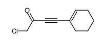 1-chloro-4-(1-cyclohexen-1-yl)-3-butyn-2-one Structure