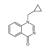 1-(Cyclopropylmethyl)quinazolin-4(1H)-one Structure