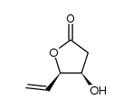 (3R,4R)-3,4-dihydroxy-4-hexenoic acid-γ-lactone结构式