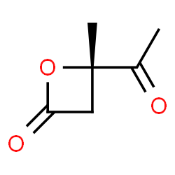 2-Oxetanone, 4-acetyl-4-methyl-, (4S)- (9CI) picture