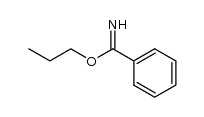 propyl benzenecarboximidoate Structure