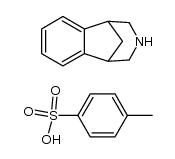 1,5-methano-2,3,4,5-tetrahydro-1H-3-benzazepine p-toluenesulfonic acid salt结构式