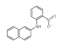 N-(2-nitrophenyl)naphthalen-2-amine Structure