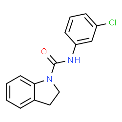 N-(3-chlorophenyl)-2,3-dihydro-1H-indole-1-carboxamide Structure